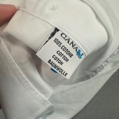 Canali Dress Shirt Mens 15.5 39 White Cotton Long Sleeve Spread Collar Italy