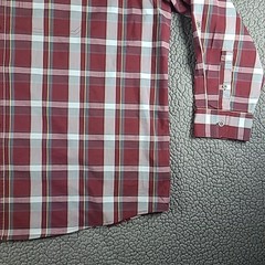 Wrangler ATG Shirt Mens 3XLT Red plaid Outdoor Nylon Button Chest Pocket L/S