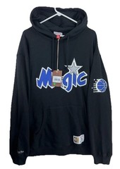 NWT Mitchell & Ness Orlando Magic Men’s XL All In Black Hoodie $70