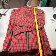 VTG Eddie Bauer Men’s Plain Button Down Large Tall Xmas Colors EUC
