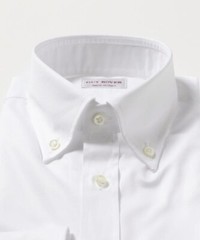 (ASK availability First) BEAMS GUY ROVER Fine twill button-down shirt New