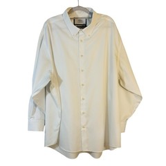 Charles Tyrwhitt White Dress Shirt Mens 20 / 37 Button Up Classic Fit Non Iron