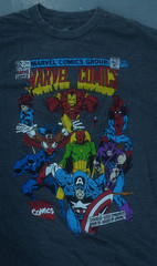 MARVEL COMICS SUPERHEROES CAPTIAN AMERICA CIVIL WAR T-SHIRT GREY SIZE LARGE NEW
