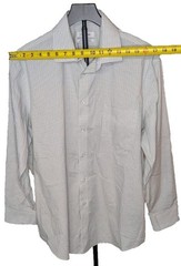 Calvin Klein Tech Active Stretch Men’s Dress Shirt L Gray Single Chest Pocket