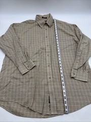 Dillards Roundtree & Yorke Button Down Shirt Men 17-34 100% Fine Cotton.#42982