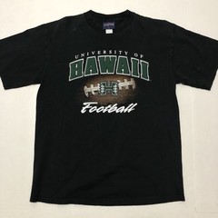 Vintage University of Hawaii Football Shirt Large UH Rainbow Warriors Jansport