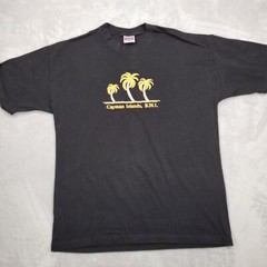 Vintage Cayman Islands Shirt Mens XXL Island Palmas Beach BWL Embroidery Adult