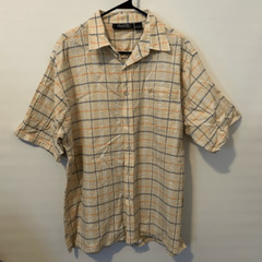 South Pole Signature Series Button Up Shirt Mens Sz XL Yellow/Blue beach coastal