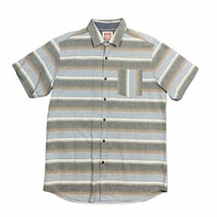 Micros Men’s Striped Button Down Shirt Size Medium Front Pocket