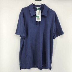 Threads 4 Thought Men’s Large Navy Blue Henrique Luxe Jersey Polo NWT