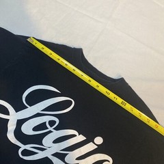 Logic Black Script Logo Tee Size Small Rap Hip-Hop Unisex T-Shirt Men Women Teen