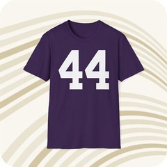Chuck Foreman #44 Minnesota Vikings Jersey T-Shirt – Front & Back Print
