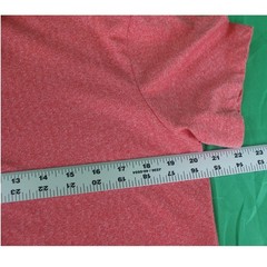 Grayers Clothiers Mens Short Sleeve Polo Shirt Heathered Coral Red Size M
