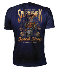 Spur & Spark Navy Blue Tee