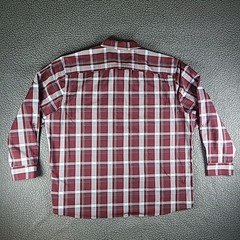 Wrangler ATG Shirt Mens 3XLT Red plaid Outdoor Nylon Button Chest Pocket L/S
