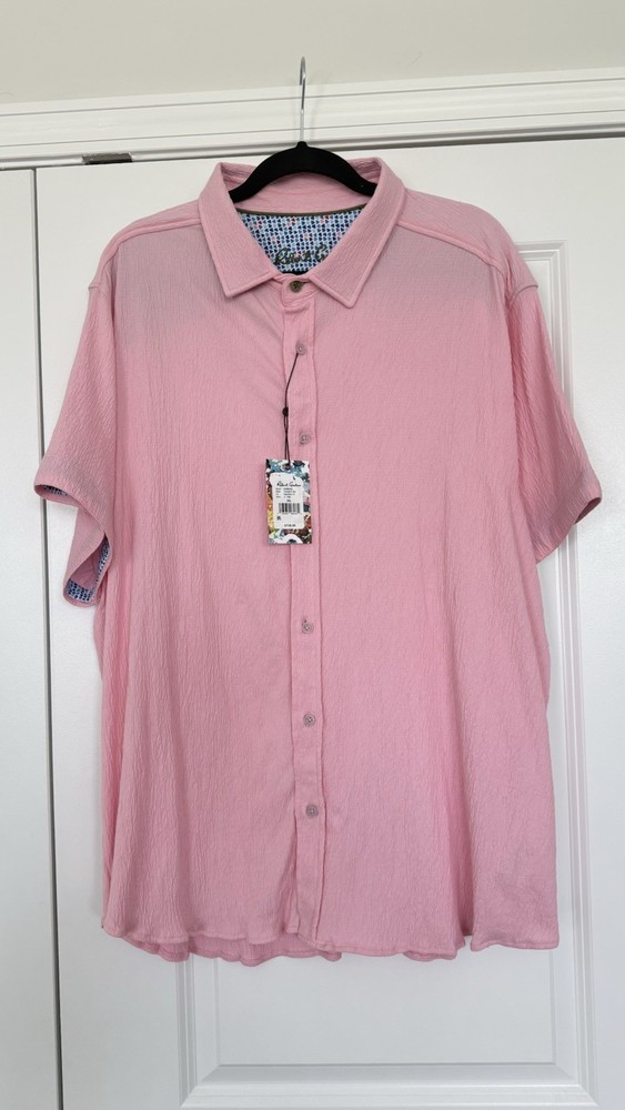 Robert Graham Hammond Textured Tailored Fit Button Shirt. Size 3XL.