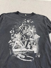 Dead Corpse T-Shirt Mens Large Black Horror Pin Up Punk Tee Twice as Fast