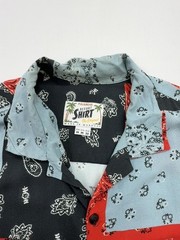 Pull&Bear Mens Shirt Multicoloured Patchwork Size M Casual Button Down