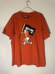 Violent Gentlemen Anaheim Ducks Performance Orange AD5K Mens T-Shirt XL Hockey T