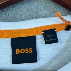 NWT Hugo Boss Men’s S Cotton T-Shirt Crew Neck Short Sleeves White C1230