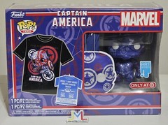 Funko Pop! Captain America Art Series w Size 2XL T-Shirt Target Exclusive