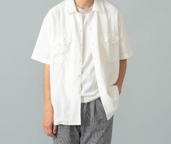(ASK availability first) GUY ROVER / Double Pocket Short Sleeve Shirt new