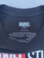 Marvel Studios Black More Than A Fan Graphic Print Crew Neck Tee Men L
