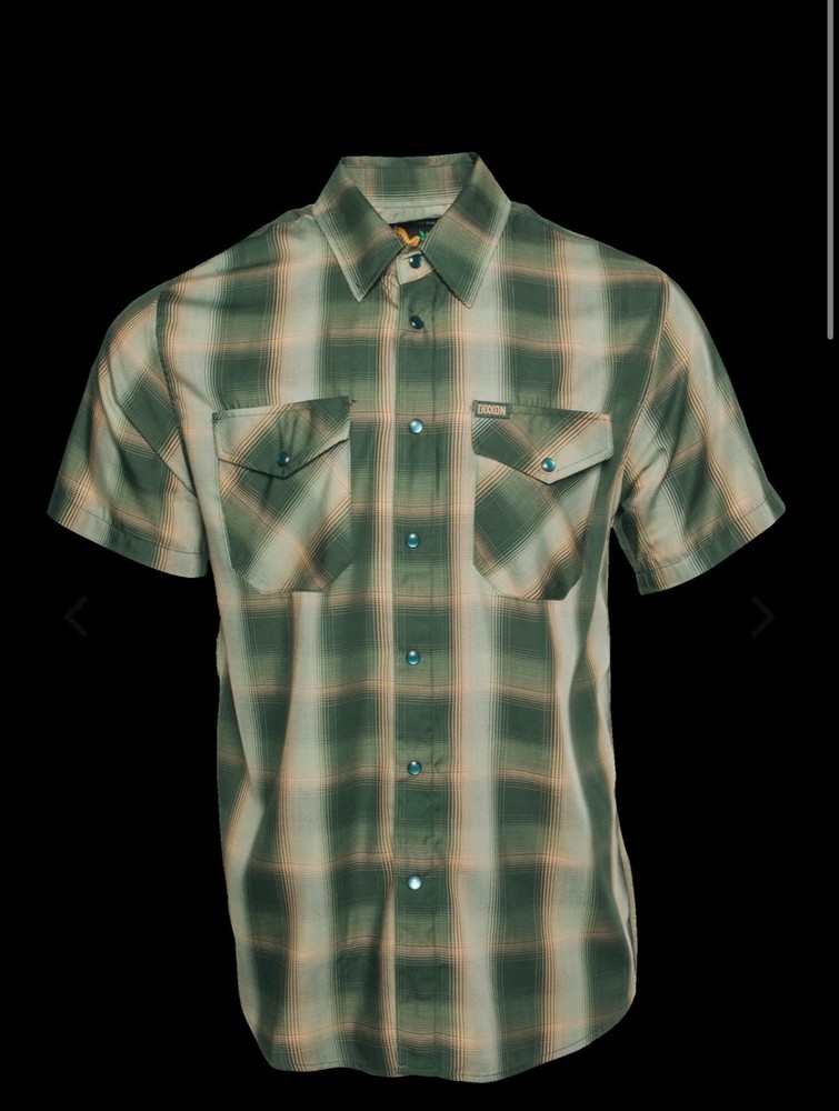 Dixxon The Harp Men’s Extra-Extra Large Bamboo Pearl Snap Button-up Shirt