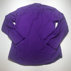 Omega Italy Dress Shirt Mens Size S/14-14.5/32-33 Purple Long Sleeve Classics