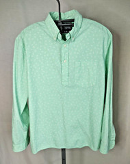 Chubbies The Nutter Pullover Green Size Mens XL Button Down Long Sleeve USA