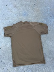 215 Gear Operators V2 Hook & Loop Patch Short Sleeve Shirt Coyote Large