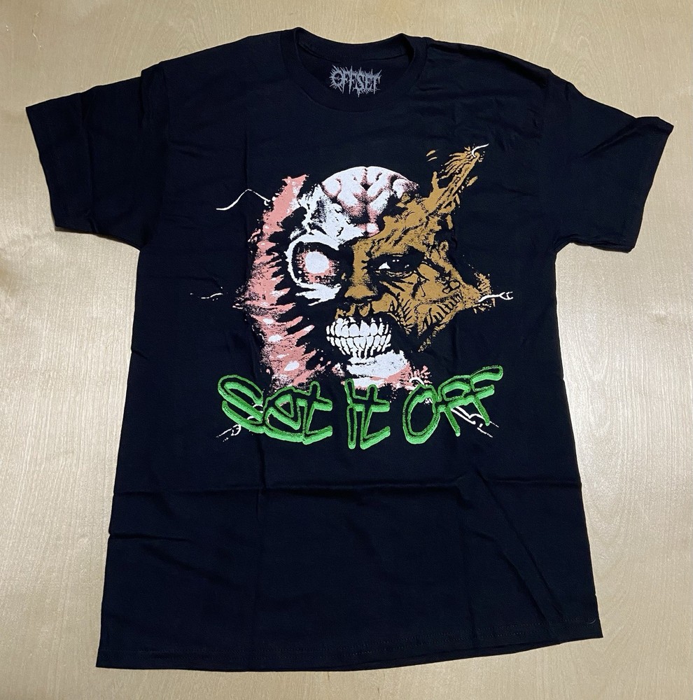 Offset Men’s Size Medium Offset Graphic Print Set It Off Tour Collection T-Shirt