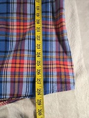 Goodthreads Oxford Slim Button-Down Shirt Mens XL Multicolor Red Blue Plaid
