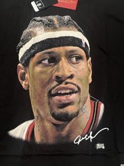 Mitchell & Ness NBA Allen Iverson Big Face Hardwood Classics Black Tee Men’s L