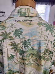 William Murray Button Down Golf Shirt Men’s Just Beachy Size L Retail $88