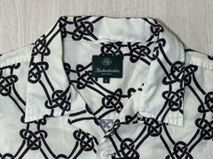 Knickerbocker NYC ‘Panama Knot’ Camp Collar Shirt Large Made In Portugal