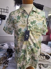 William Murray Button Down Golf Shirt Men’s Just Beachy Size L Retail $88