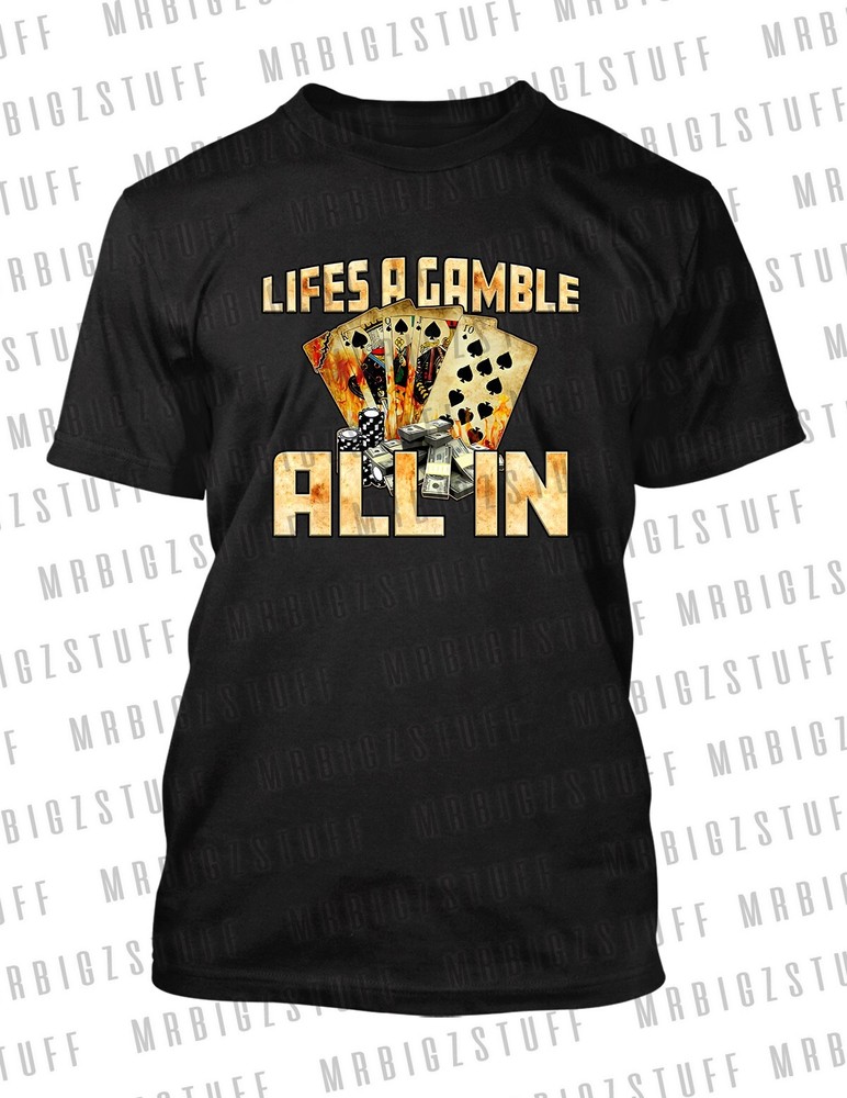 Life is a Gamble Tee Shirt to Complement Travis Jordan 1 Low OG Velvet