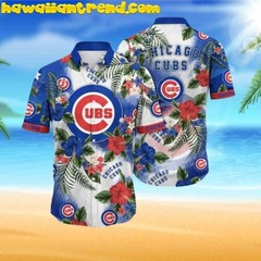 Summer Chicago Baseball Team Cubss Colorful Flower Hawaiian Shirt, Unisex Adults