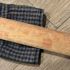Sid Mashburn Flannel Shirt M Check Plaid Wool Cashmere Linen Cotton Button Front