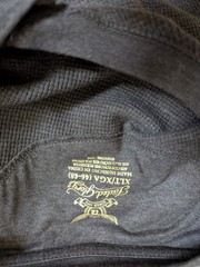 Faded Glory Men’s Dark Gray Solid Long Sleeve Henley T-Shirt Big & Tall XLT