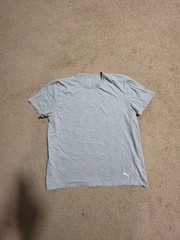 Puma Essentials Small Logo Heather Gray Women’s T-Shirt size XL