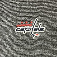 Washington Capitals Gray Jacket Full Zip Pockets Men’s Size Large NHL Hockey
