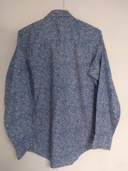 BUGATCHI Shaped Fit Button Up Men’s Shirt Long Sleeve Multicolor Pre Owned Small