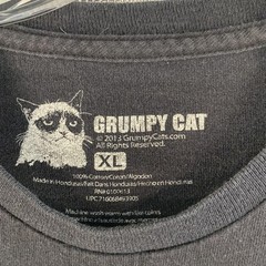 Grumpy Cat Shirt Mens Extra Large Black Funny Graphic This Is My Happy Face Tee
