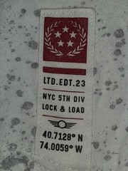 Knicker Bocker (RARE)NYC 5TH DIV. LOCK & LOAD! Shirt Size M-see measurements