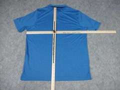 Oakley Polo Shirt Mens 2XL XXL W48in Light Blue Golf Logo Outdoor Adult Active
