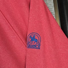 VINEYARD VINES x IVANHOE CLUB Mens 2XL Bright Pink 1/4 Zip Performance Pockets