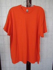 NIB Gildan Dry Blend Orange Basic Crew Neck Short Sleeve T-Shirt Men’s Size XL