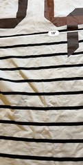 Neil Barrett Striped Graphic T Shirt Men’s Medium Crewneck Made In Italy
